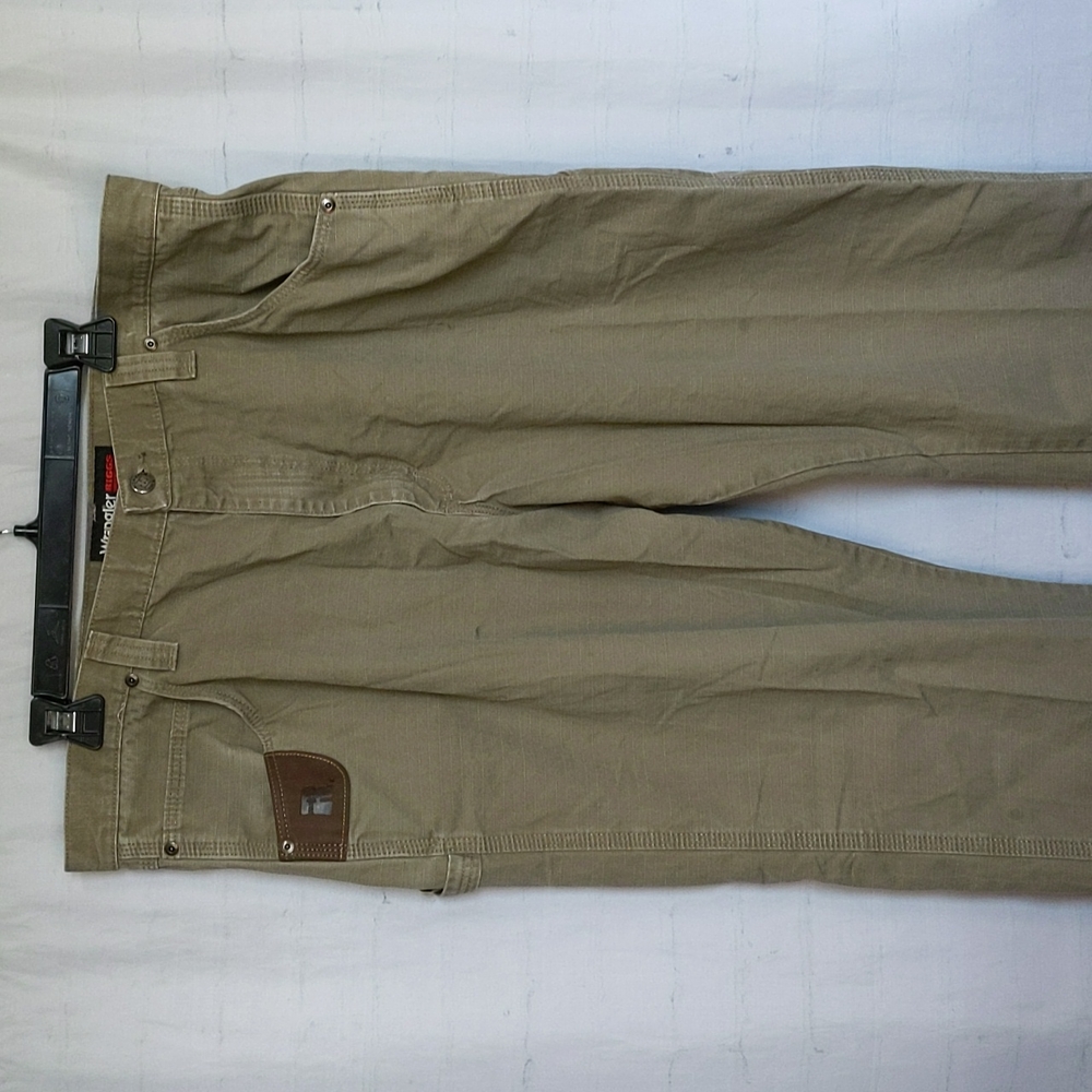 Wrangler Riggs Work Wear Khaki Jean Pants